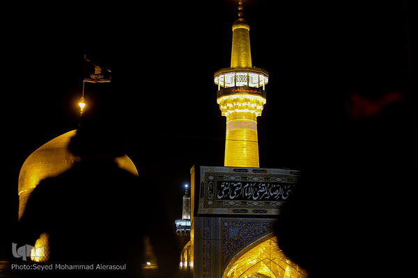 مراسم خطبه‌خوانی شب شهادت امام رضا(ع)