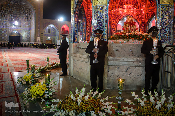مراسم خطبه‌خوانی شب شهادت امام رضا(ع)