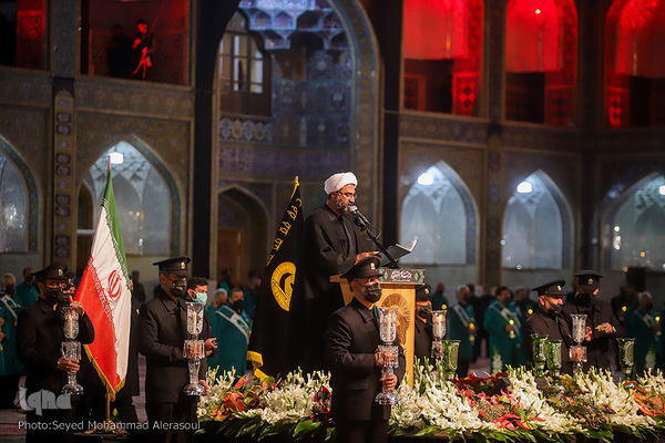 مراسم خطبه‌خوانی شب شهادت امام رضا(ع)