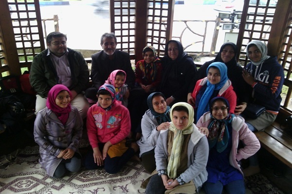 گردش دختران خانه کودک سیدالساجدین در منطقه آزاد انزلی