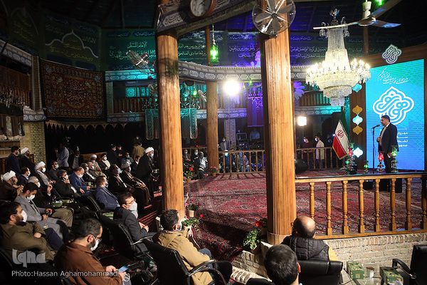 مراسم افتتاحیه «مهرواره هوای نو» در تکیه نیاوران