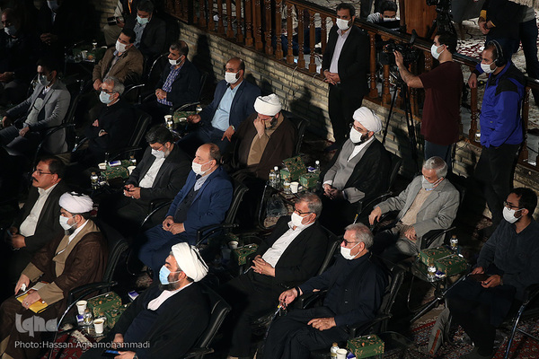 مراسم افتتاحیه «مهرواره هوای نو» در تکیه نیاوران