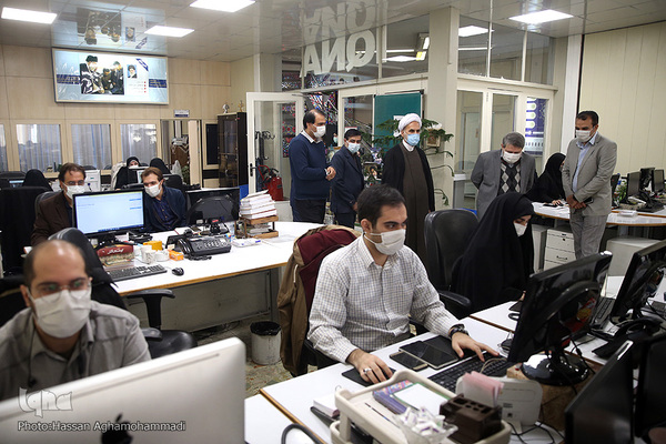 بازید حجت‌الاسلام و المسلمین محمدرضا مبلغی، رئیس فراکسیون امر به معروف و نهی از منکر مجلس از ایکنا