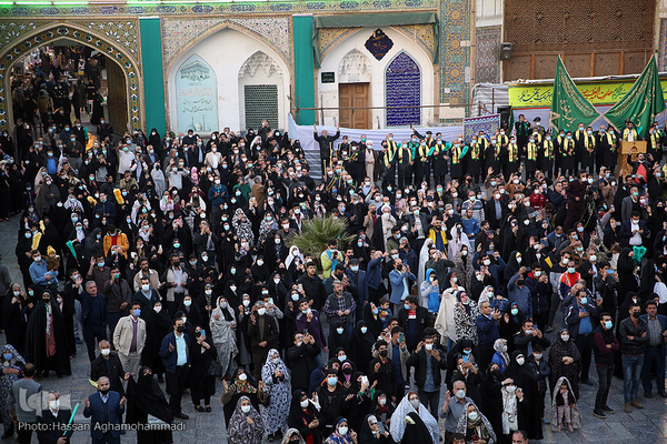 مراسم تعویض پرچم آستان منور حضرت عبدالعظیم حسنی(ع)