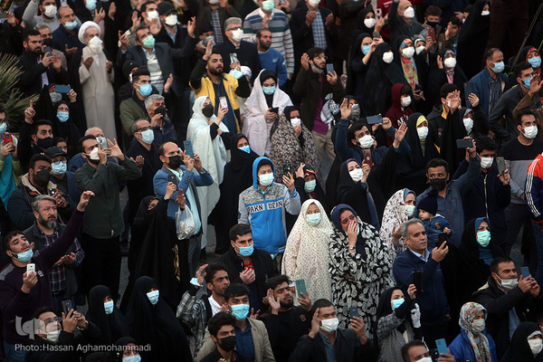 مراسم تعویض پرچم آستان منور حضرت عبدالعظیم حسنی(ع)