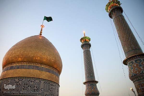 مراسم تعویض پرچم آستان منور حضرت عبدالعظیم حسنی(ع)