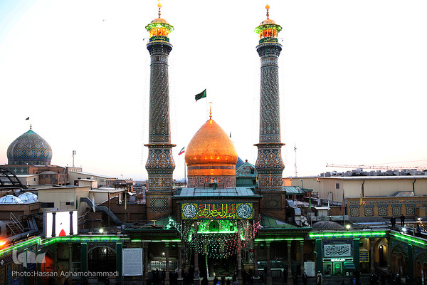 مراسم تعویض پرچم آستان منور حضرت عبدالعظیم حسنی(ع)