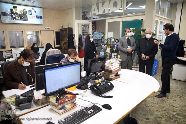 بازدید علیرضا حاجیان زاده، رئیس سازمان ملی تعلیم و تربیت کودک از ایکنا