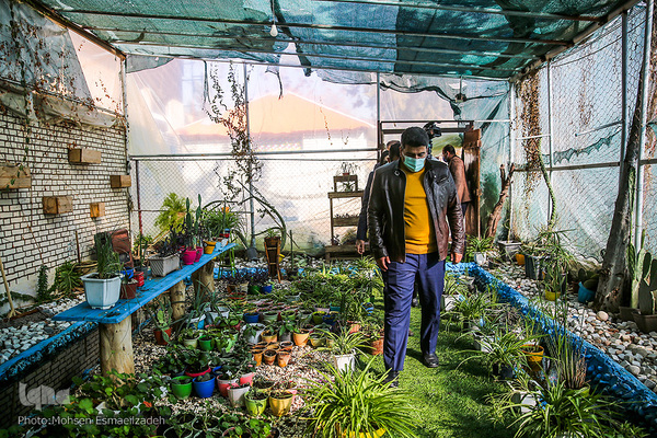 عیادت «جواد فروغی» از مددجویان آسایشگاه شهید بهشتی مشهد مقدس