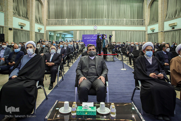 آیین تکریم و معارفه ابوذر ابراهیمی ترکمان و حجت‌الاسلام و المسلمین محمدمهدی ایمانی‌پور