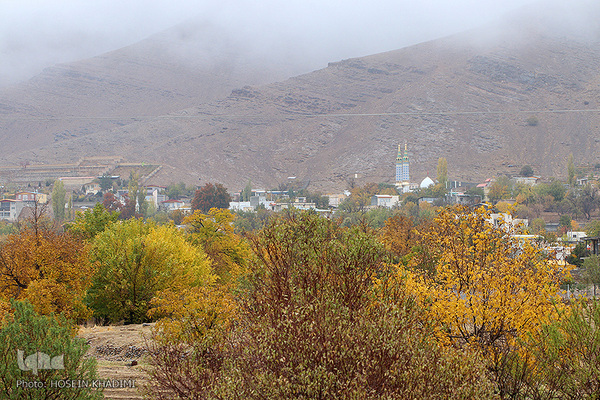 پاییز هزار رنگ در روستای «انجدان» اراک