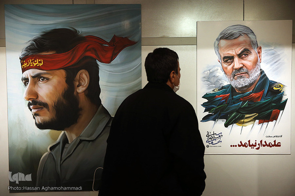 مراسم افتتاحیه نمایشگاه «ضیافتِ خط، رنگ، نقش» شامل ۴۲اثر از مجموعه نقاشی های دیجیتال علیرضا ذاکری، نقاش و کارتونیست