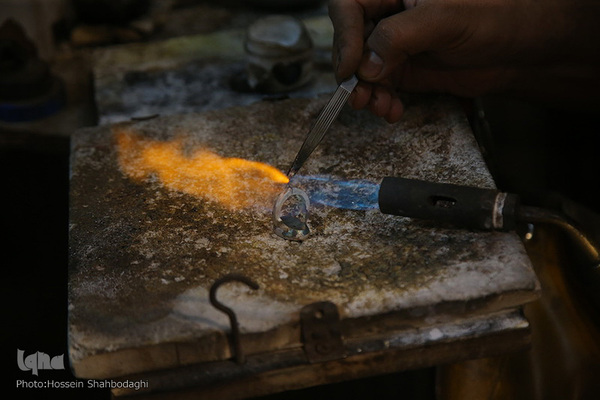 جوش زدن دو نیم رکاب به هم