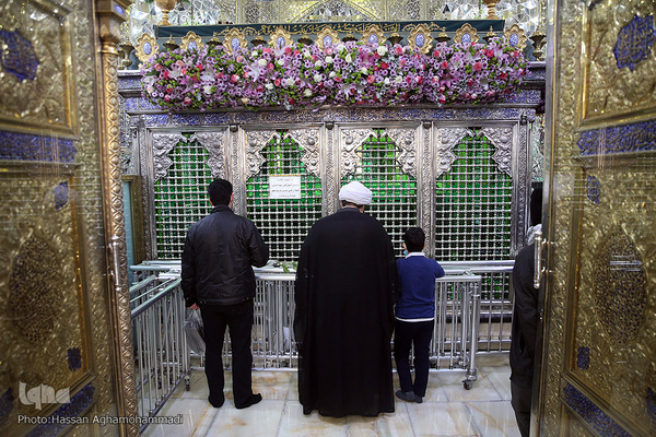 حرم مطهر حضرت عبدالعظیم حسنی(ع) در سالروز ولادت سیدالکریم 