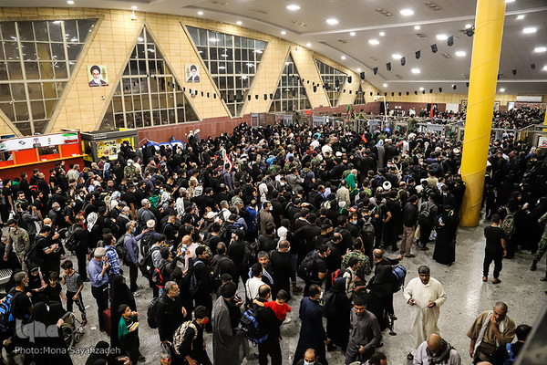 مرز شلمچه در اربعین حسینی