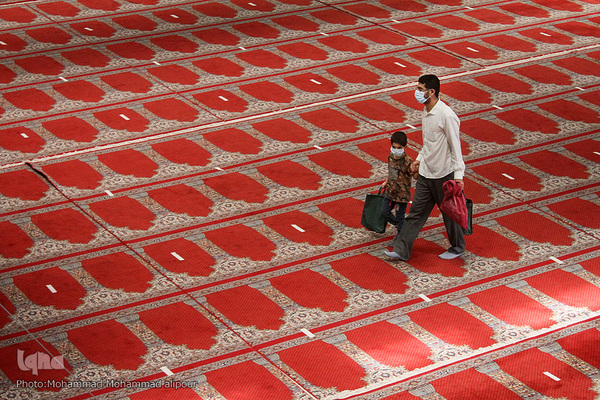 اولین نماز جمعه اهواز پس از شیوع پاندمی کرونا