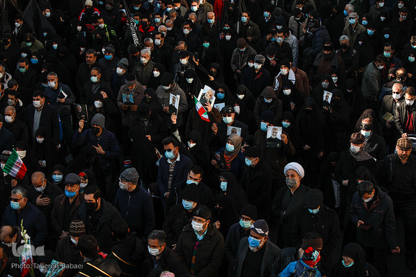 تشییع پیکر ۱۵۰ شهید گمنام