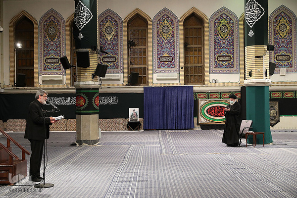 مراسم عزاداری شام شهادت حضرت فاطمه‌زهرا (س)در حسینیه امام خمینی(ره)