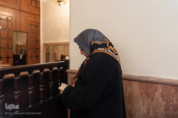 مراسم غسل تعمید و جشن سال نو مسیحی ارامنه در کلیسای مریم مقدس تبریز