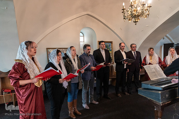 مراسم غسل تعمید و جشن سال نو مسیحی ارامنه در کلیسای مریم مقدس تبریز