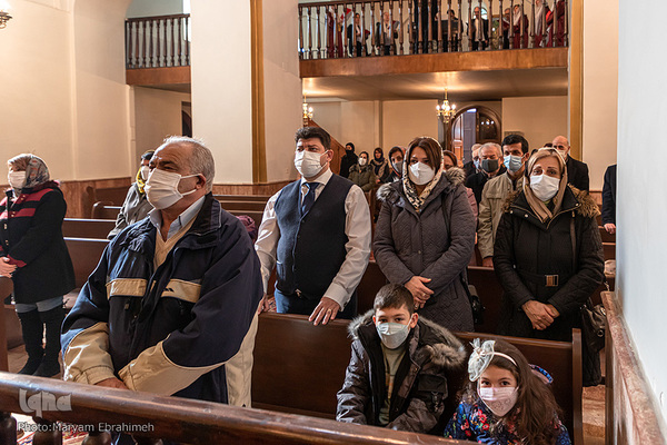 مراسم غسل تعمید و جشن سال نو مسیحی ارامنه در کلیسای مریم مقدس تبریز