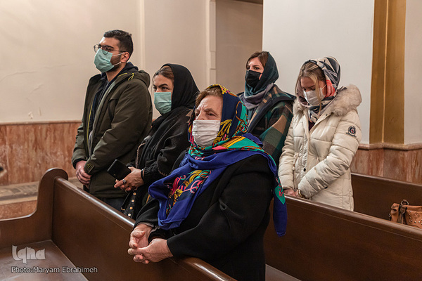 مراسم غسل تعمید و جشن سال نو مسیحی ارامنه در کلیسای مریم مقدس تبریز