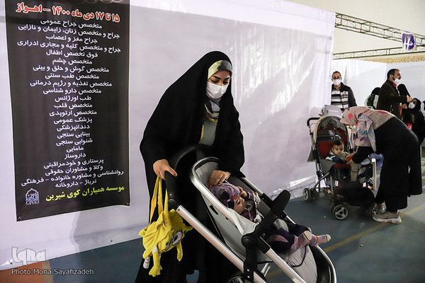 اردوی جهادی ۵۵ پزشک تهرانی در اهواز