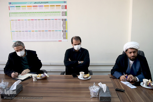 بازدید حجت‌الاسلام والمسلمین مهدی شجاع، مدیرکل ارتباطات و هماهنگی معاونت قرآن و عترت وزارت فرهنگ و ارشاد اسلامی از تحریریه ایکنا