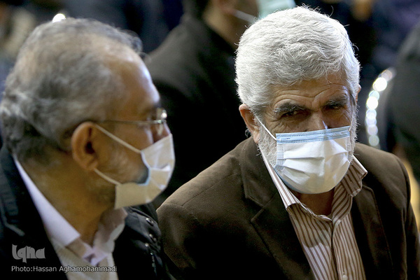 مراسم تشییع و تدفین دو شهید گمنام دفاع مقدس در وزارت ورزش و جوانان