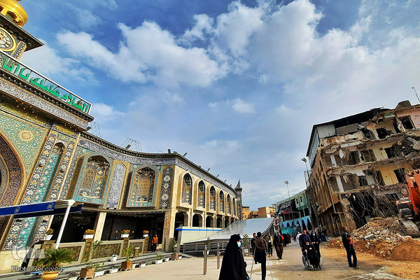 ساخت صحن حضرت امام حسن علیه السلام