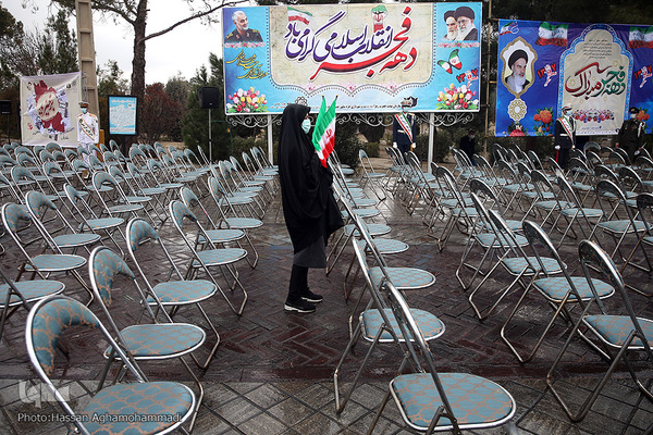 مراسم گلباران جایگاه جلوس بنیانگذار کبیر انقلاب اسلامی، امام خمینی(ره) در بهشت زهرا(س)