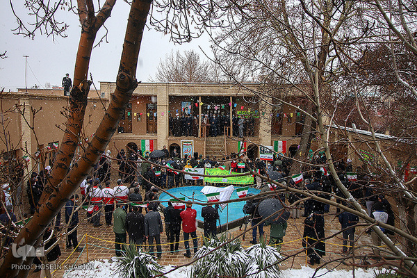 گلباران بیت قدیمی امام خمینی(ره) در خمین