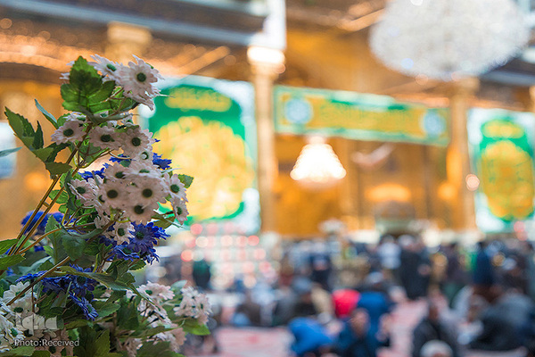 آذین بندی حرم مطهر حسینی در اعیاد رجبیه