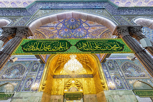 آذین بندی حرم مطهر حسینی در اعیاد رجبیه