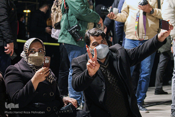 نورافشانی و ویدیو مپینگ برج آزادی در شب ۲۲ بهمن