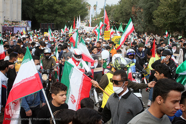 راهپیمایی ۲۲ بهمن در اهواز