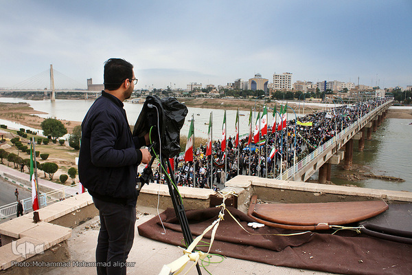راهپیمایی ۲۲ بهمن در اهواز