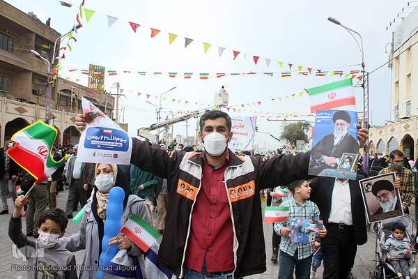 راهپیمایی ۲۲ بهمن در اهواز