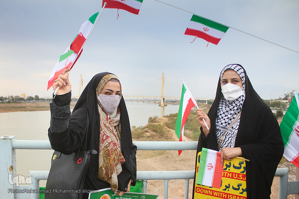راهپیمایی ۲۲ بهمن در اهواز