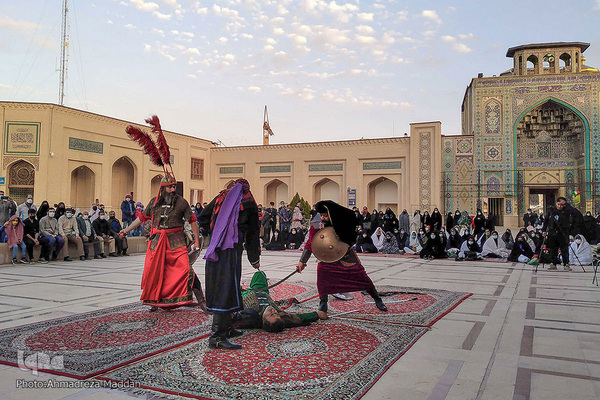 اختتامیه همایش «سیمای حضرت شاهچراغ(ع) در تعزیه» در فارس