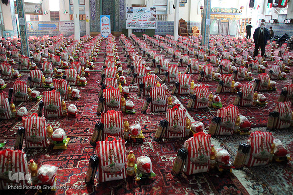 توزیع ۳۳۰ بسته کمک مومنانه میان خانواده های نیازمند شهرستان اهر