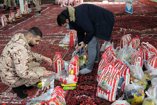 توزیع ۳۳۰ بسته کمک مومنانه میان خانواده های نیازمند شهرستان اهر