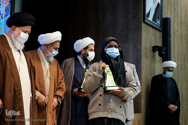 مراسم اختتاميه مرحله نهایی چهارمين جشنواره بين‌المللی قرآن و عترت مركز خدمات حوزه‌های علميه کشور در مشهد