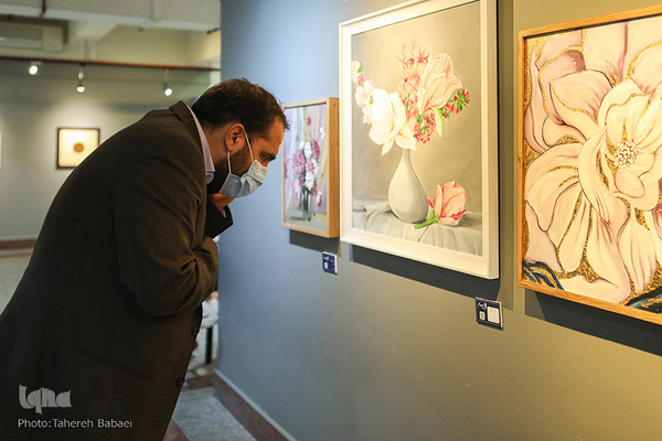 بازدید سید احمد علوی، عضو شورای اسلامی شهر تهران از نمایشگاه جشنواره ملی هنری «همام»