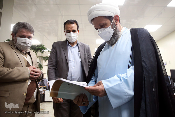 بازدید حجت‌الاسلام والمسلمین محمدمهدی ایمانی‌پور، رئیس سازمان فرهنگ و ارتباطات اسلامی از ایکنا