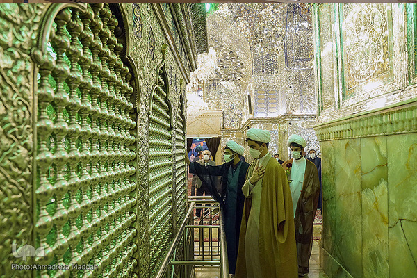 مراسم عمامه گذاری طلاب در اعیاد شعبانیه‎‎