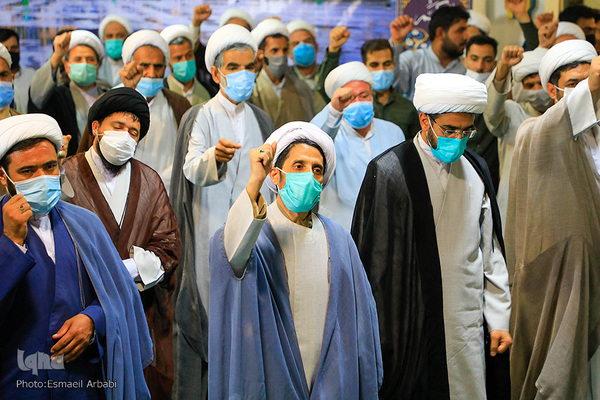 تجمع اعتراض‌آمیز طلاب خراسان‌جنوبی در پی جنایات آل سعود