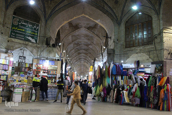 تب و تاب بازار شیراز در آستانه عید نوروز‎‎