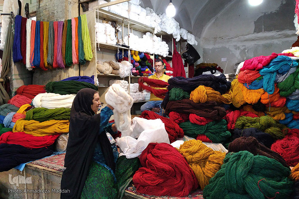 تب و تاب بازار شیراز در آستانه عید نوروز‎‎