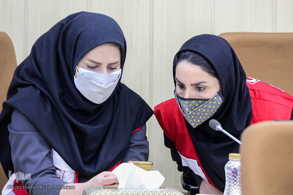 نشست خبری پیرحسین کولیوند، رئیس جمعیت هلال احمر